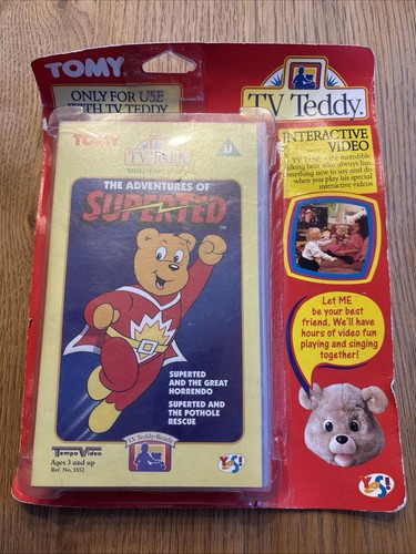 Vintage 1994 super ted - super, vhs