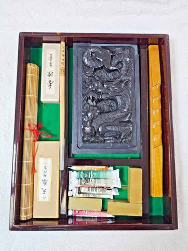 Vintage chinese calligraphy - vintage,