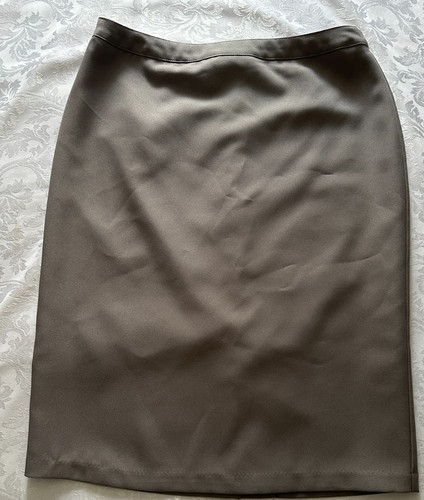 Ladies grey straight skirt - ladies,
