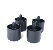 4 x 40MM BLACK PLASTIC