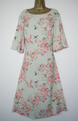 Yours pale green pink floral - pink,