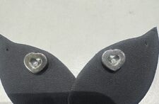 Chopard 18ct White Gold Diamond Heart Earrings 