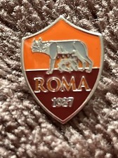 AS ROMA Italian 🇮🇹 Football Club Crest Enamel Pin Badge Butterfly Clasp