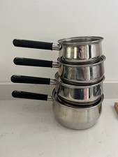 PRESTIGE SAUCEPANS X 4 WITH X