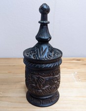 Vintage Carved Wooden Box