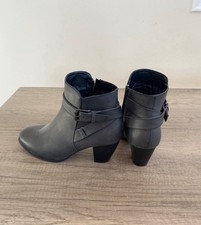 Grey Ankle Boots Women Size 6