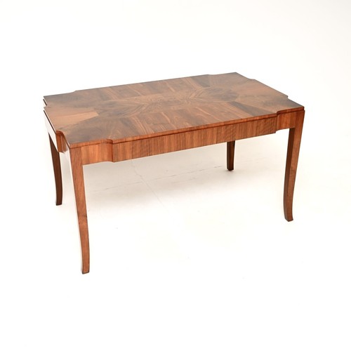 Vintage art deco walnut dining - art,