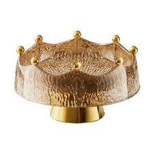 Large glass fruit bowl - large,