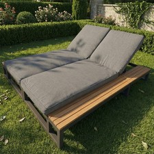Double Sun Lounger, Garden
