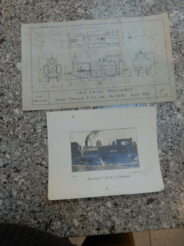 Locomotive blueprint rail - ,