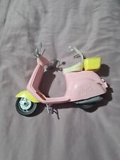 Barbie Vespa Mo-ped Motorbike Bike Pink/Yellow