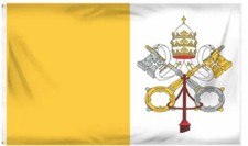 3X5 VATICAN CITY FLAG POPE