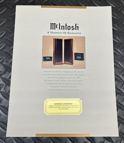 Mcintosh vintage audio - mcintosh,