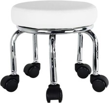 WKWKER Small Rolling Stool PU