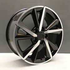 TOYOTA AURIS 17" DIAMOND CUT ALLOY WHEEL RIM BLACK PW457-02001 GENUINE X1