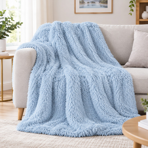 Laura secret faux fur throw - laura,