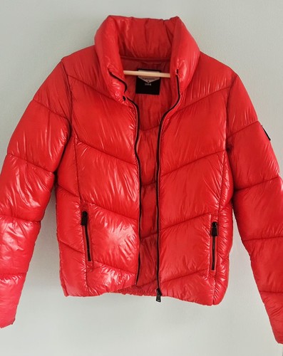 Superdry red high shine puffer - shine,