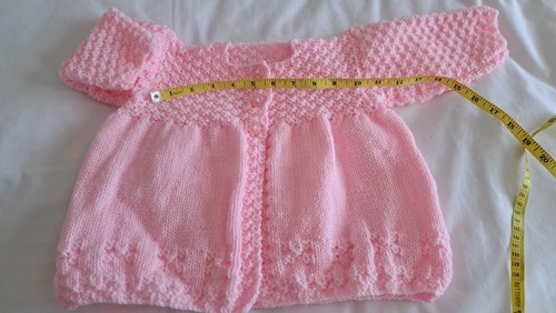 Hand knitted pink - knitted,