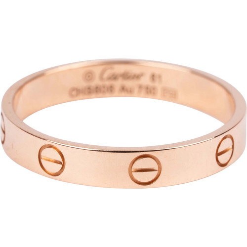 Cartier 750 rose gold love - au,
