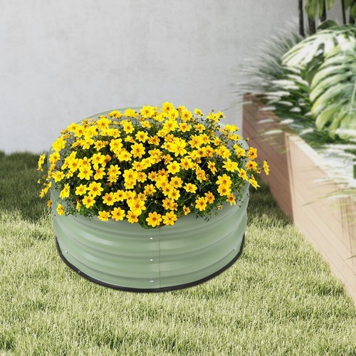 Large planter circular rustic - large,