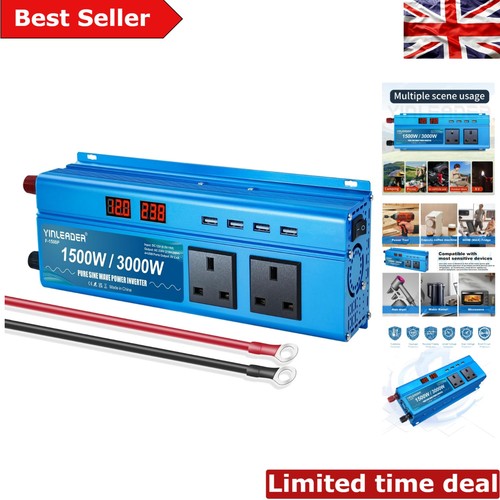 Portable 1500w pure sine - portable, wave