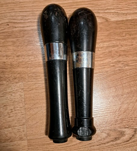 Pair vintage wooden beer - vintage,