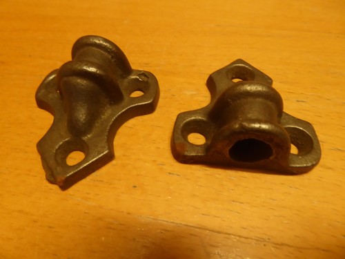 Pair new black iron metal - new,