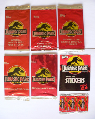 1993 topps europe jurassic - topps,