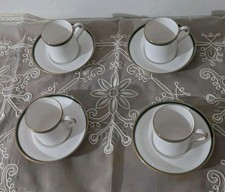4 X Spode - Tuscana (Y8578) - Coffee Cup/ can and saucer 