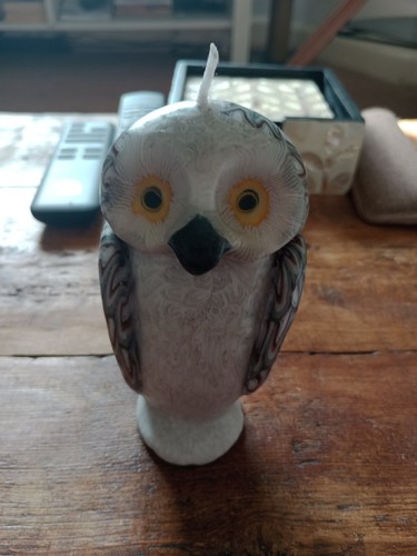 Owl candle - owl,