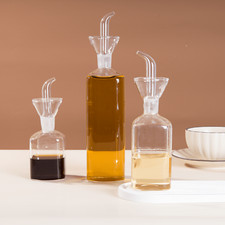 Glass olive oil bottle - glass,