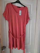 Tesco F&F Coral Dress Size 14