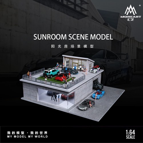 Diorama garage model - 1/64,