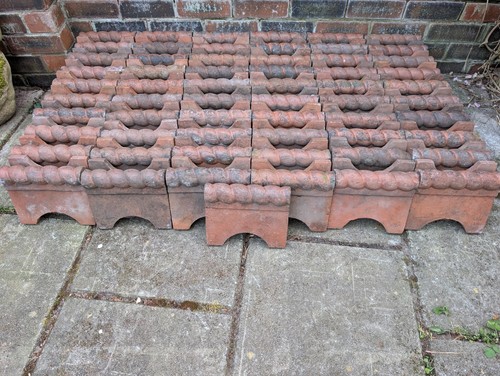 Reclaimed red rope top edging - reclaimed,