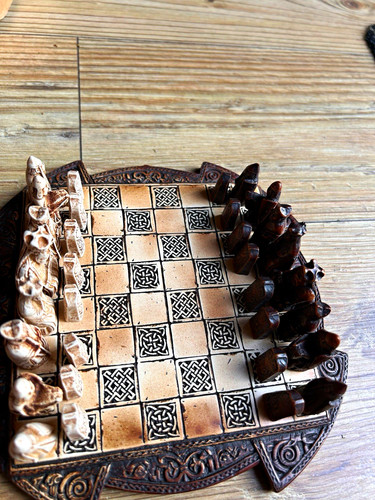 Hand carved wooden - hand-carved, set
