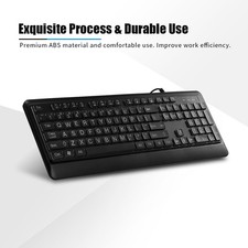 Wired Large Print Keyboard