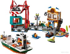 MOC Lego Seaside Harbor with