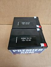 4 x  6-DZM 12v 15ah / 12aH 14ah Batteries for Powabyke & Sakura Electric Bikes