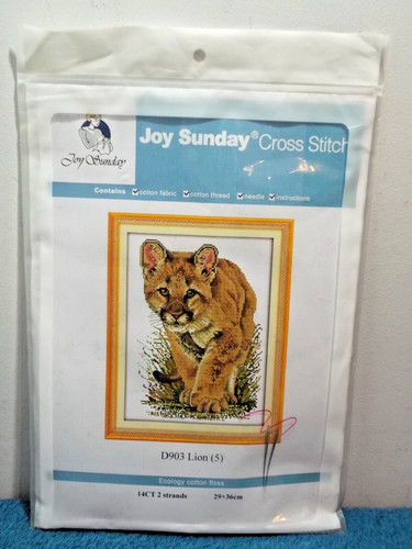 Cross stich kit joy sunday - cross,