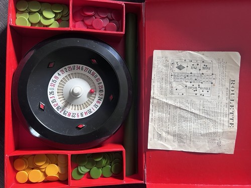 Vintage roulette game - game, box