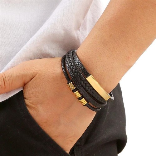 Men hand woven leather - men,
