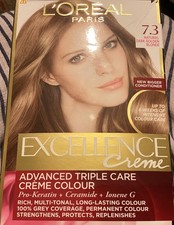 L’Oréal Excellence Crème Triple Care Colour 7.3 Natural Dark Golden Blonde