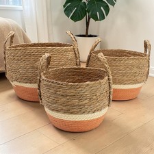 Natural & Orange Straw &