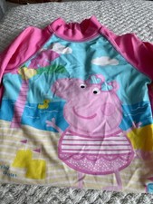 Mother care Girls Peppa Pig Sun-safe Swimsuit Age 3/4
