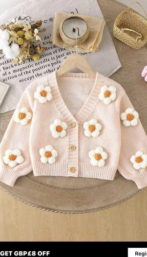 Shein girls cardigan - shein,girls, cardigan-flower