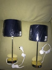 Set of 2 Gold Dunnes Table