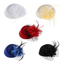 Fascinators Hats 20s 50s Solid