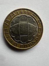 Rugby World Cup 1999 £2 Two