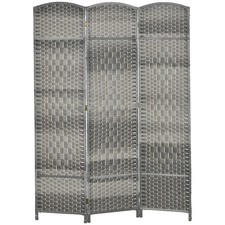 3-Panel Wood Room Divider