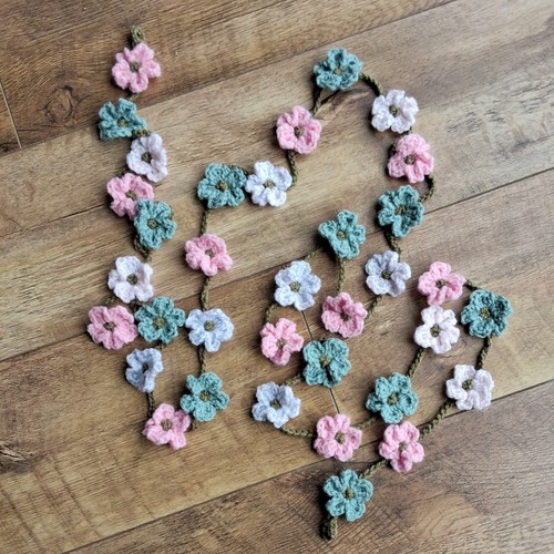Hand crochet flower - hand,